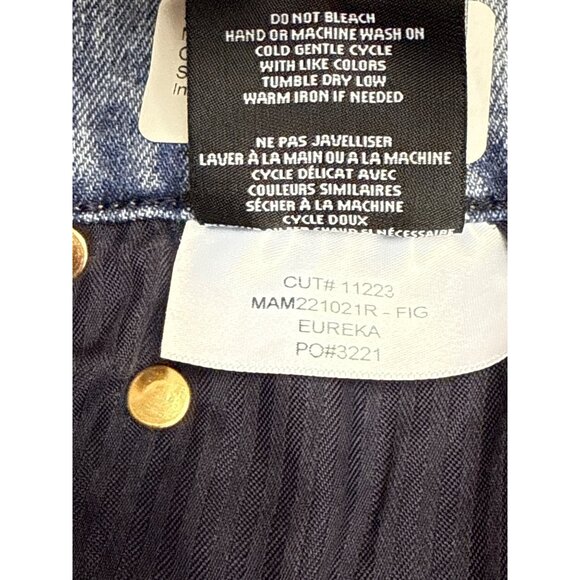 Modern American Fig Women's Jeans Eureka Rip Knee Denim Blue Size 31 NEW - Picture 12 of 12